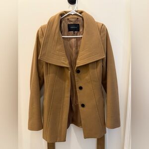 Babaton Women's Camel Pea Coat